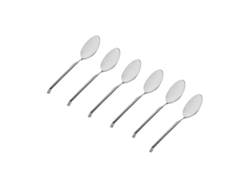 Picture of Godinger 46314 18-0 Stainless Steel Ramp T-Spoons - Set of 6