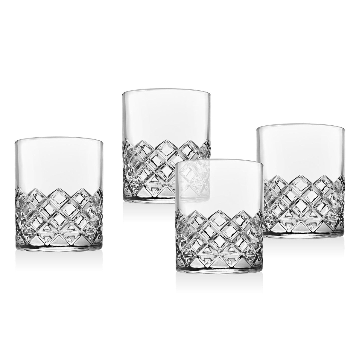 Picture of Godinger 48721 Hatch Double Old Fashion Glass - Set of 4