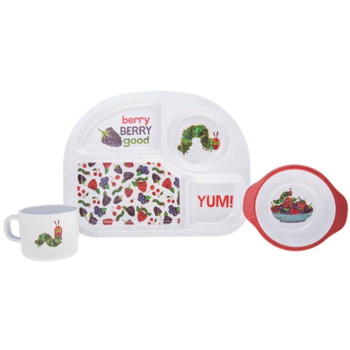 50045 The World of Eric Carle Berry Berry Feeding Kids Set - 3 Piece