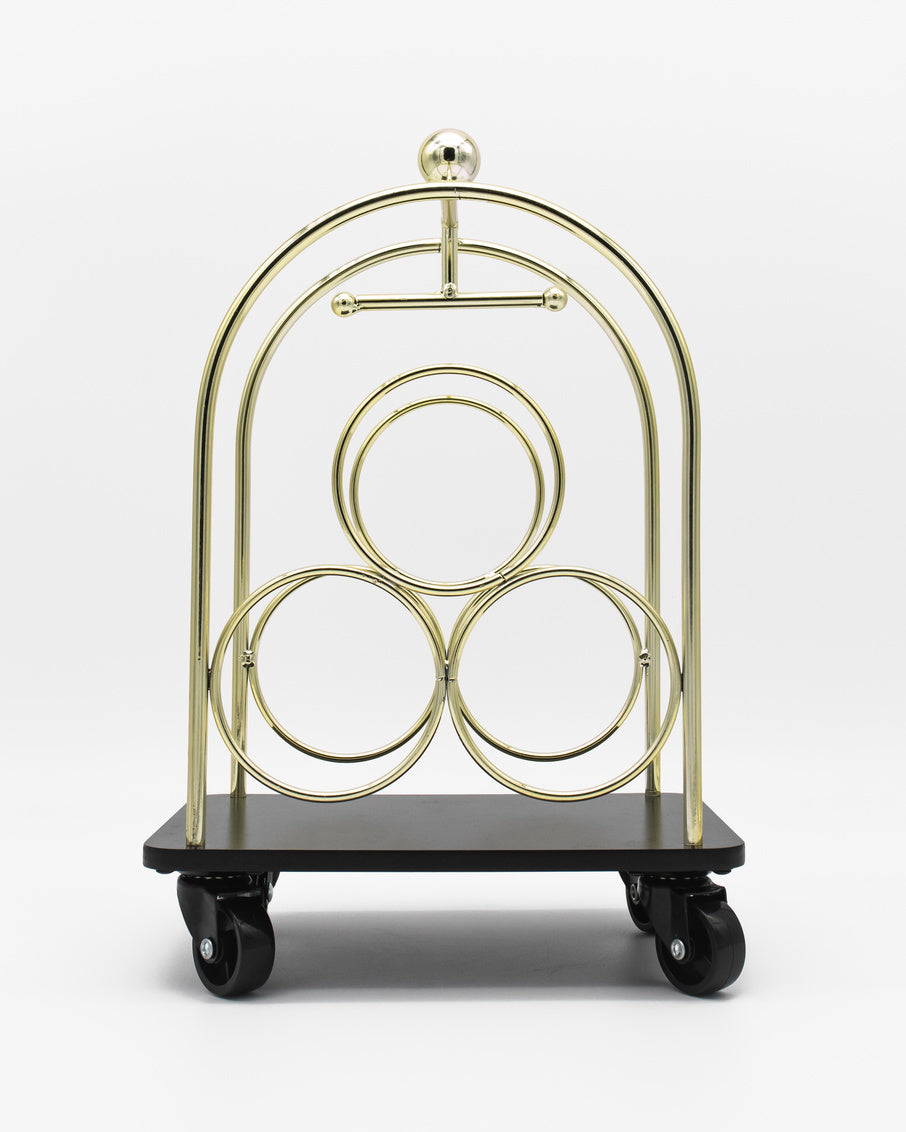 Luggage Cart Bottle Wine Rack