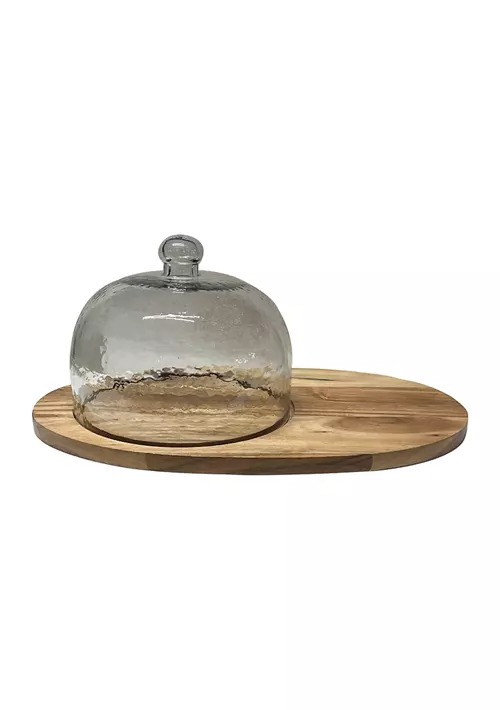 Picture of Godinger 50738 Glass Covered Cheese Board