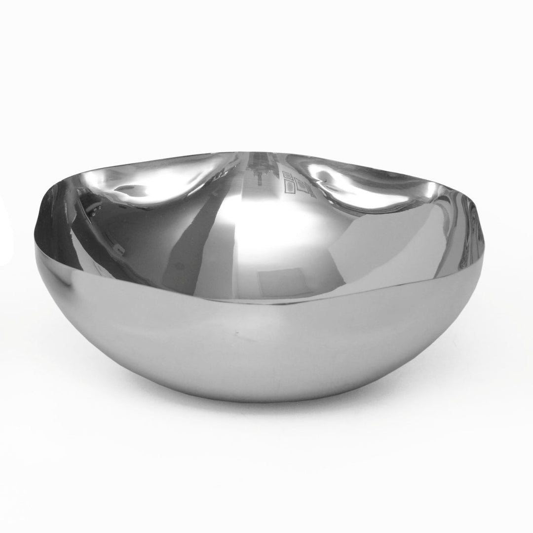 Auburn Two Tone Serving Bowl - 10 in. - Elegant Geometric Design