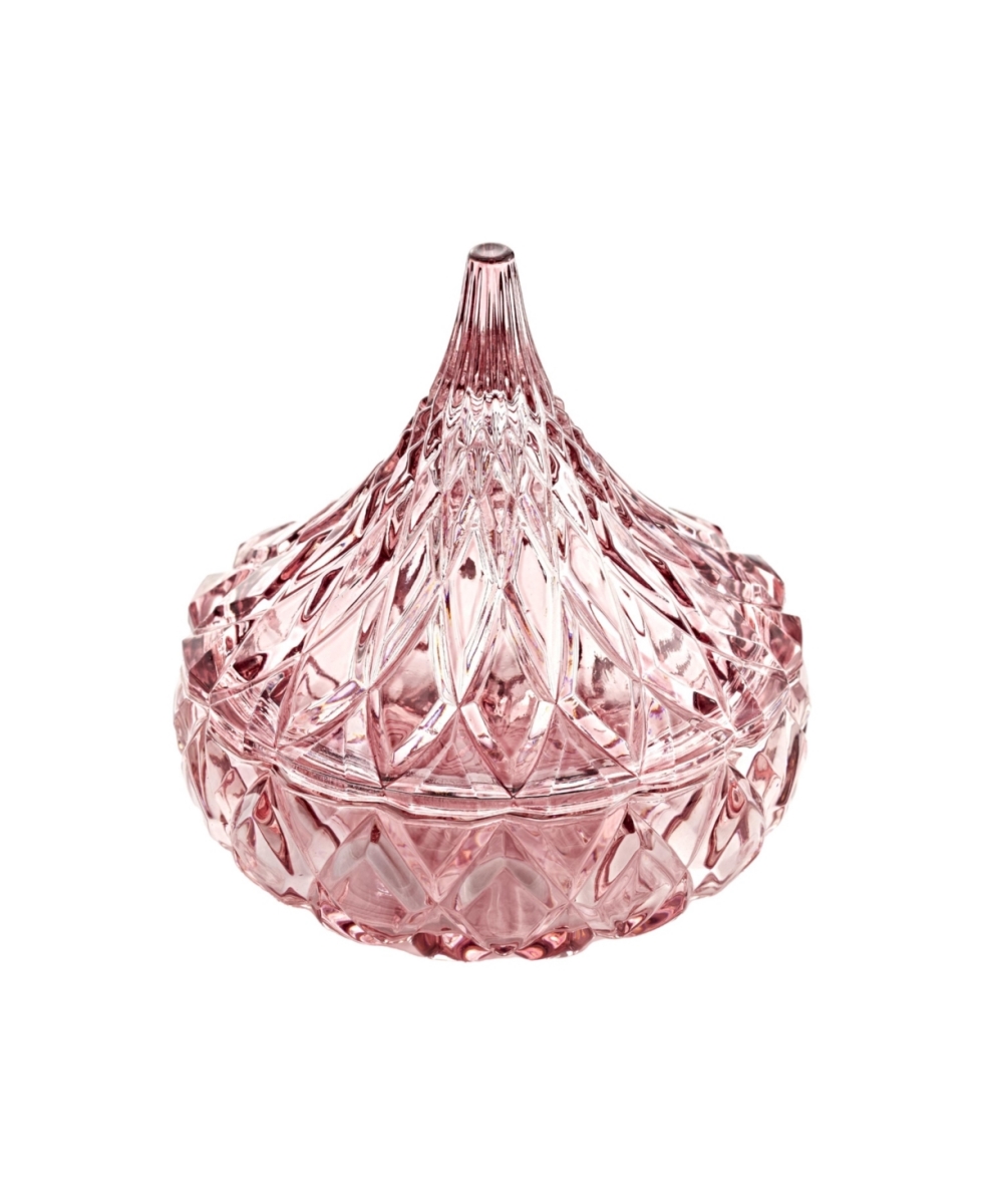Hsy Kisses Candy Jar, Blush