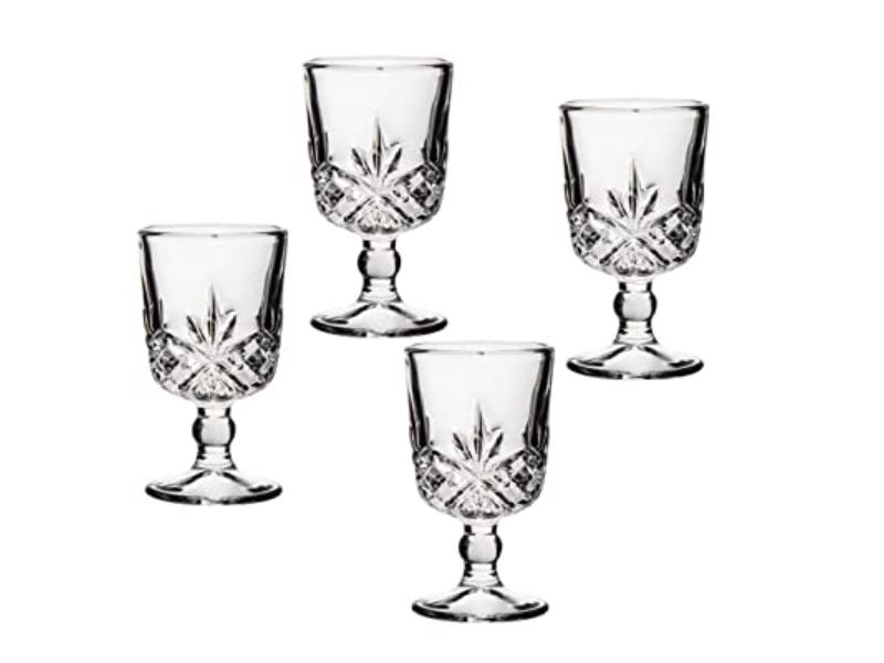 Dublin Cordials Glasses - Clear - Set of 4 - Elegant Design
