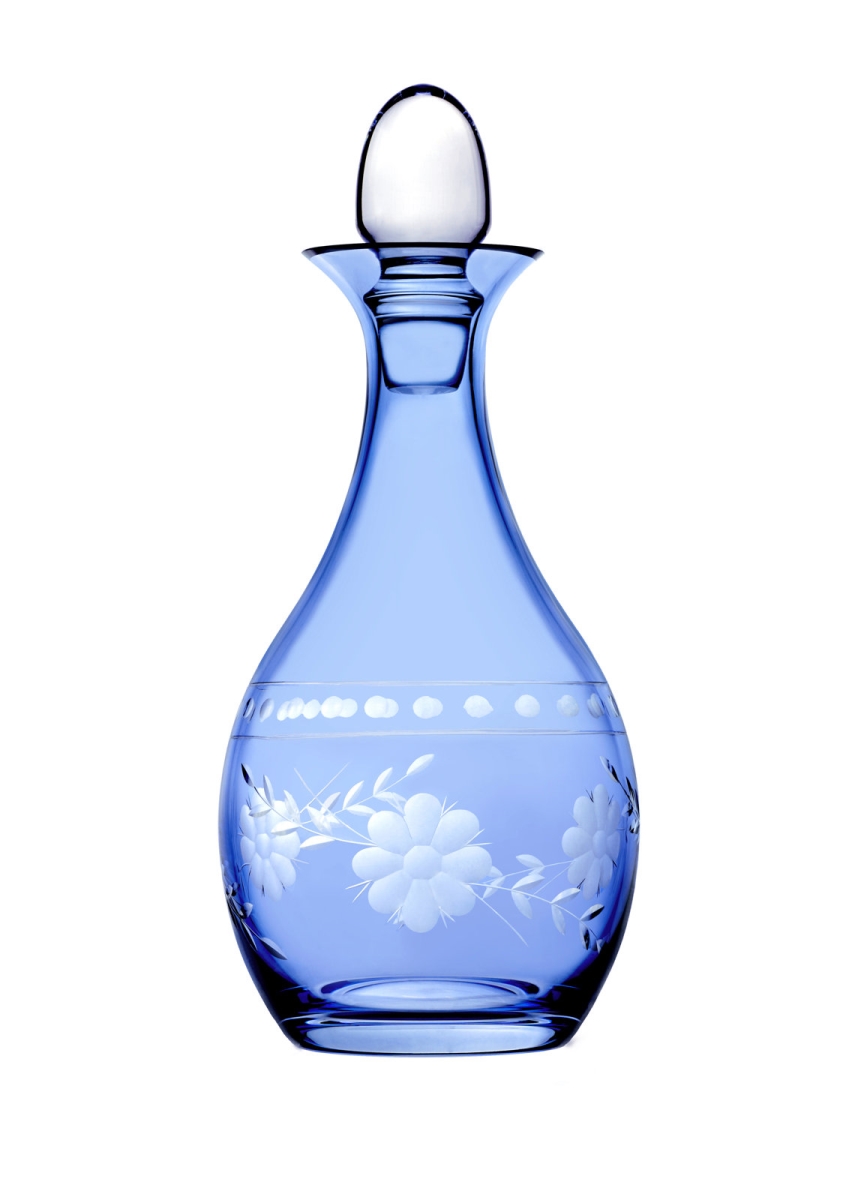 Picture of Godinger 28782 Belle Fleur Decanter&#44; Blue
