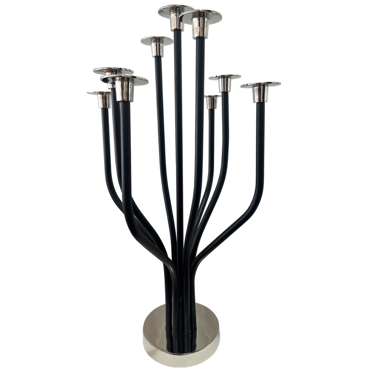 Picture of Godinger 70717 9 Light Black & Silver Tree Candelabra