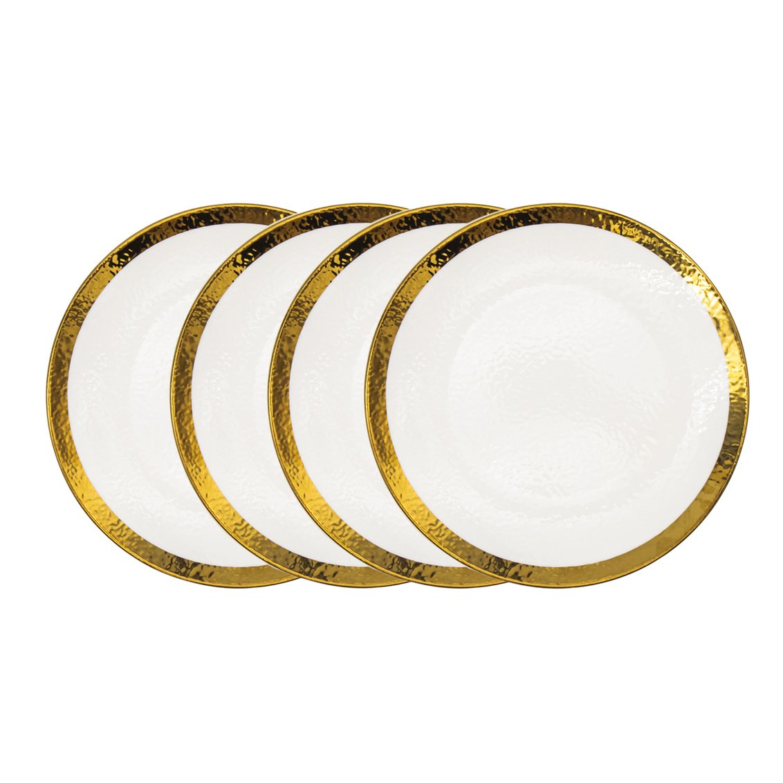 Picture of Godinger 70005 Appetizer&#44; Salad Dessert Derby Plate - Set of 4