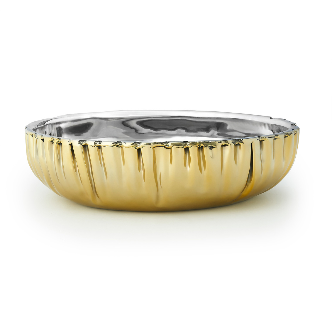 Picture of Godinger 51086 Cerro Oval Serve Bowl&#44; Gold - Small