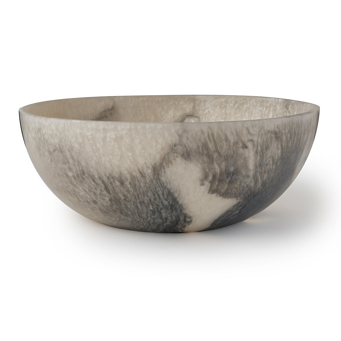 Picture of Godinger 51091 Lucente Resin Matte Limestone Salad Bowl&#44; Gray