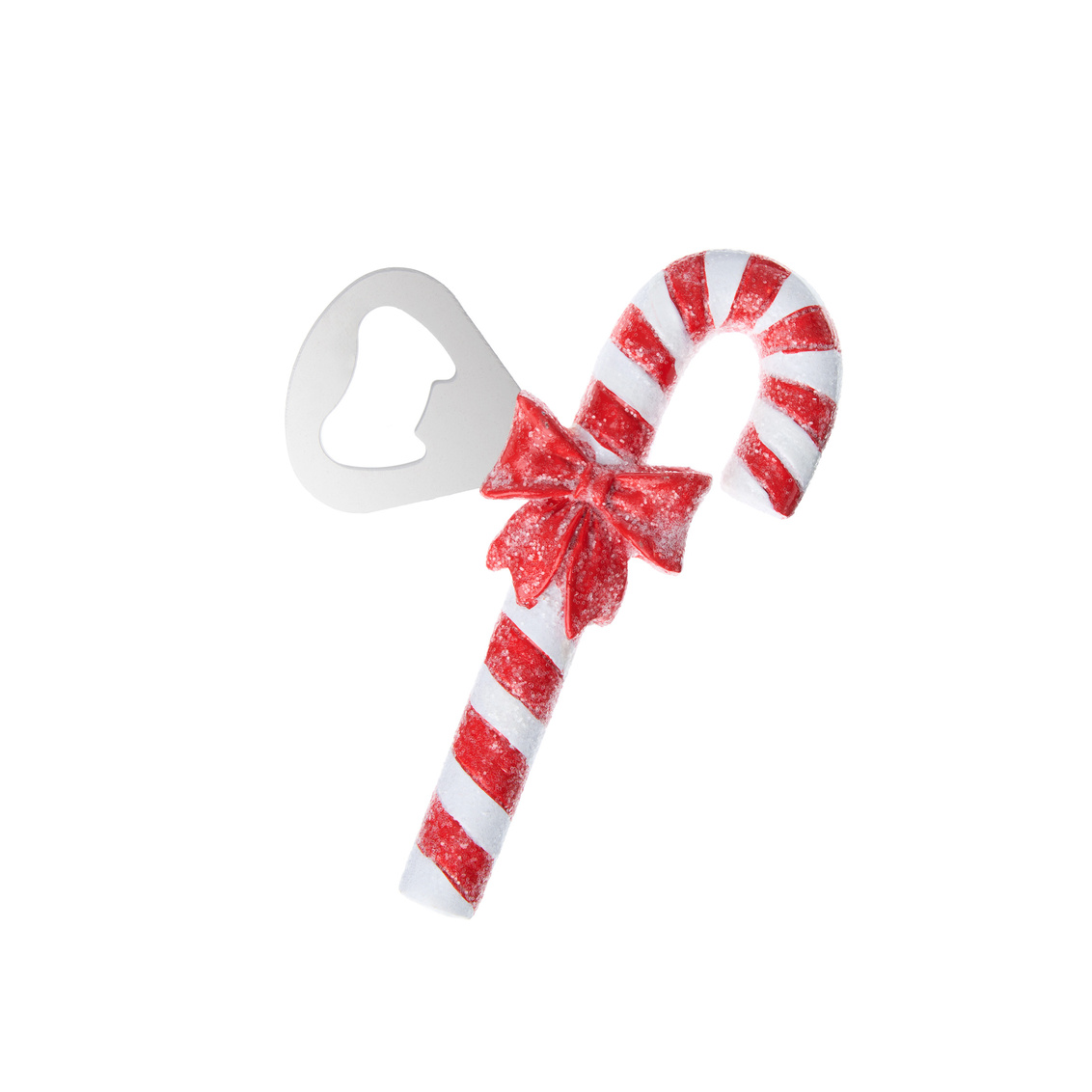 Picture of Godinger 50762 Resin Candy Cane Bottle Opener&#44; Red & White