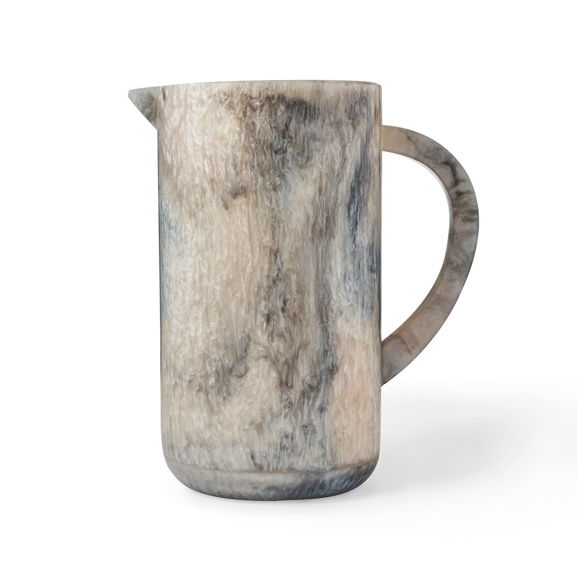 Picture of Godinger 51100 77 oz Lucente Resin Matte Limestone Beverage Pitcher&#44; Gray