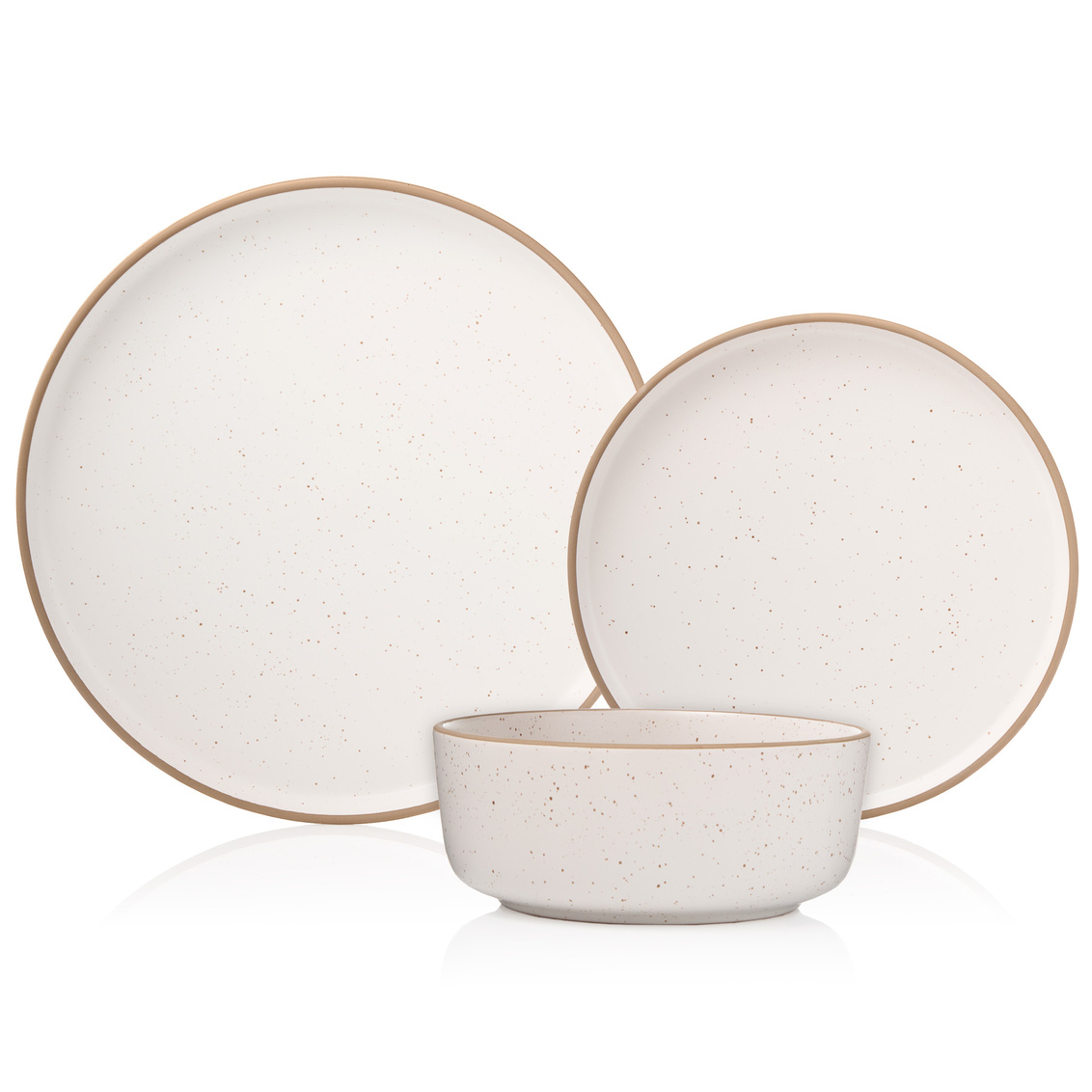 87478 Inwood Dinnerware Set, White - 12 Piece
