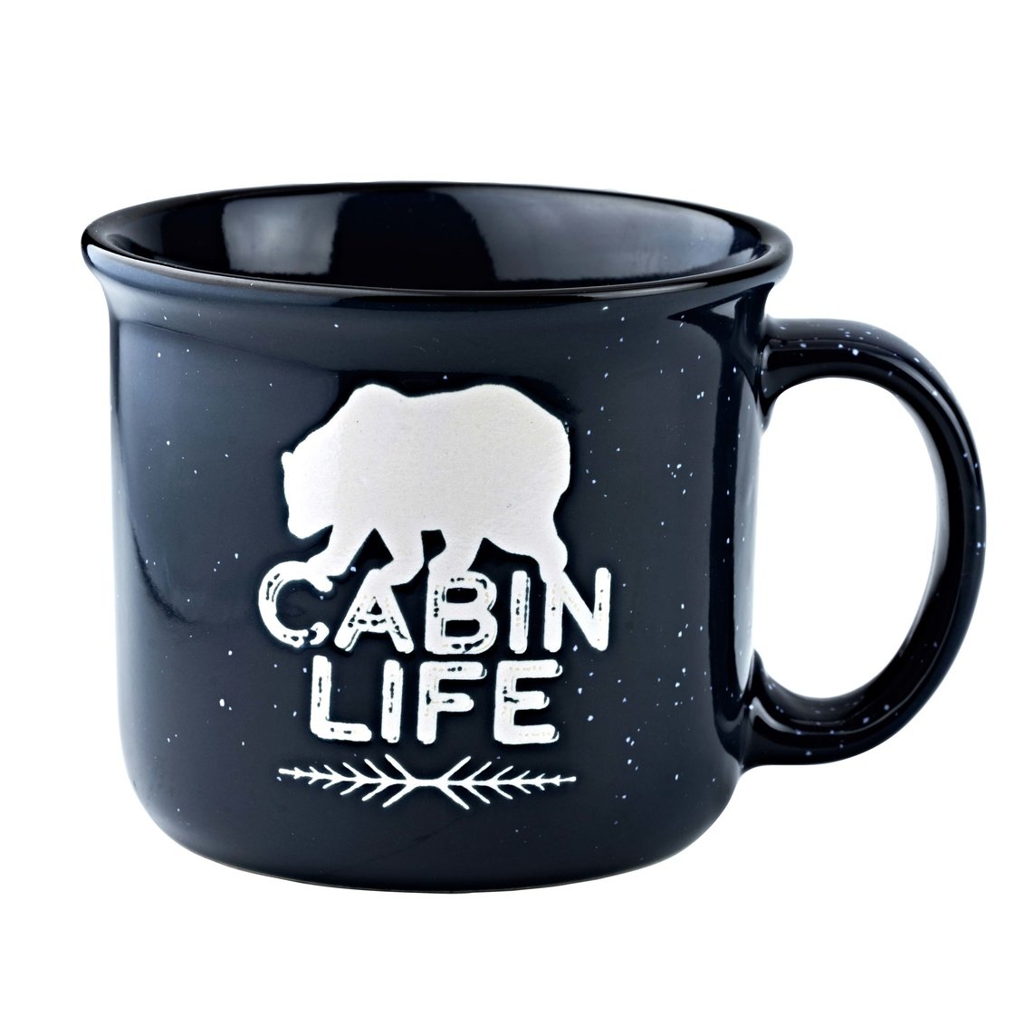 Picture of Godinger 12585 16 oz Cabin Life Is Better Mug&#44; Black