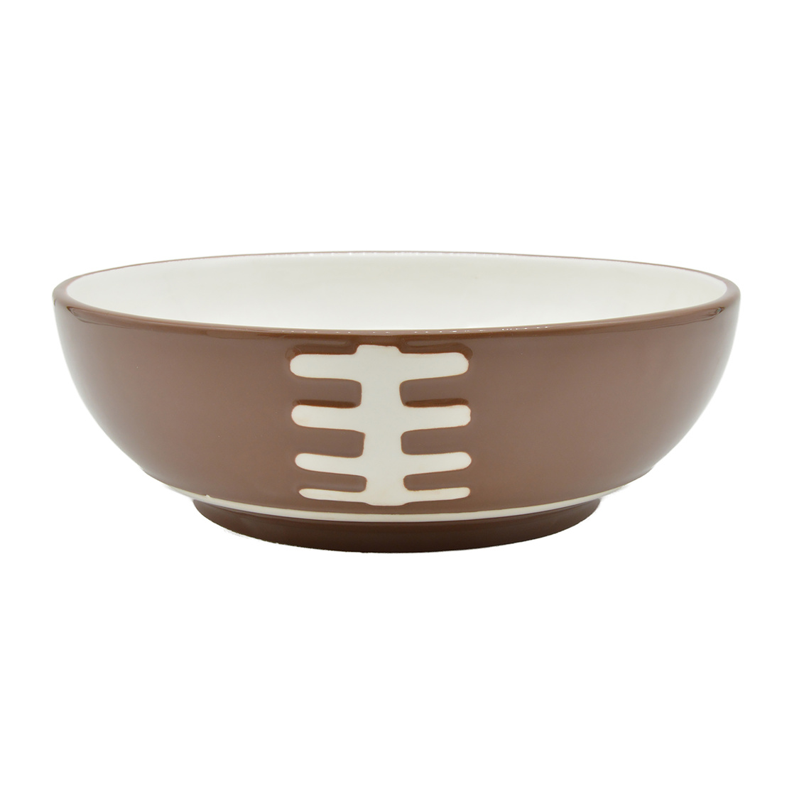 Picture of Godinger 16725 10 in. 120 oz League Football Serving Bowl&#44; Brown