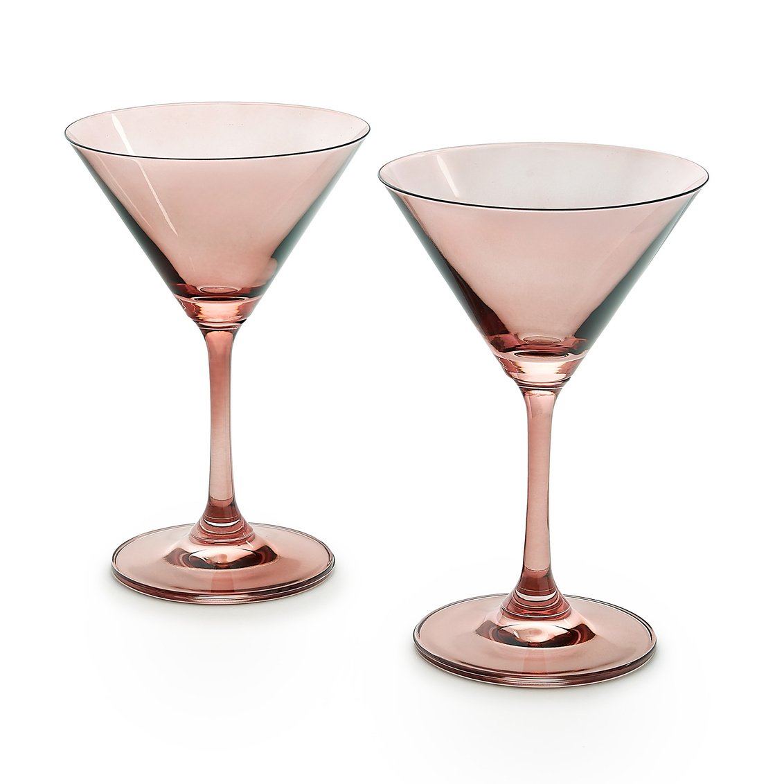 Picture of Godinger 28069 7 oz Veneto Martini Glass&#44; Rosewood - Set of 2