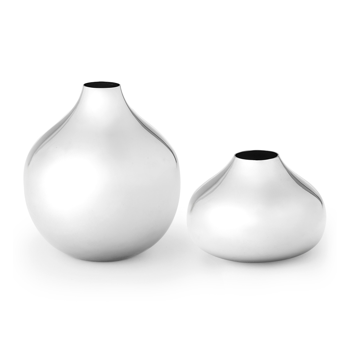 Picture of Godinger 51135 Lilliput Stainless Steel Bud Vase Set&#44; Silver