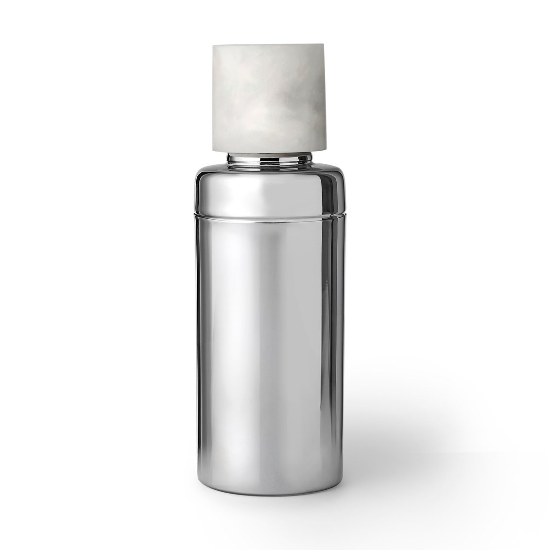 Picture of Godinger 51169 20 oz Azure Matte Resin Cocktail Shaker&#44; Stainless Steel & White