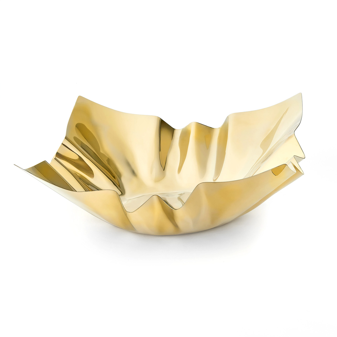 Picture of Godinger 51073 Cerro Square Bowl&#44; Gold - Large