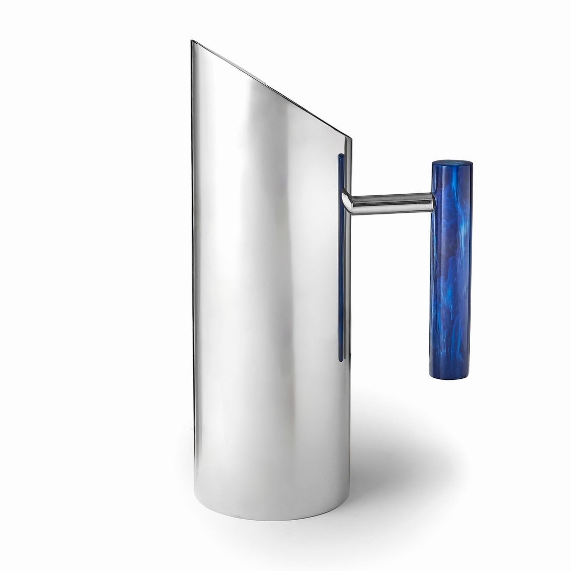 Picture of Godinger 51147 58.5 oz Azure Resin Pitcher&#44; Stainless Steel & Blue