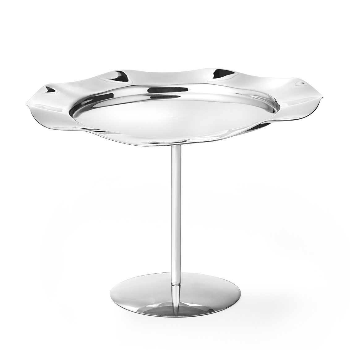 Picture of Godinger 51156 Lilliput Stainless Steel Mini Cake Stand&#44; Silver