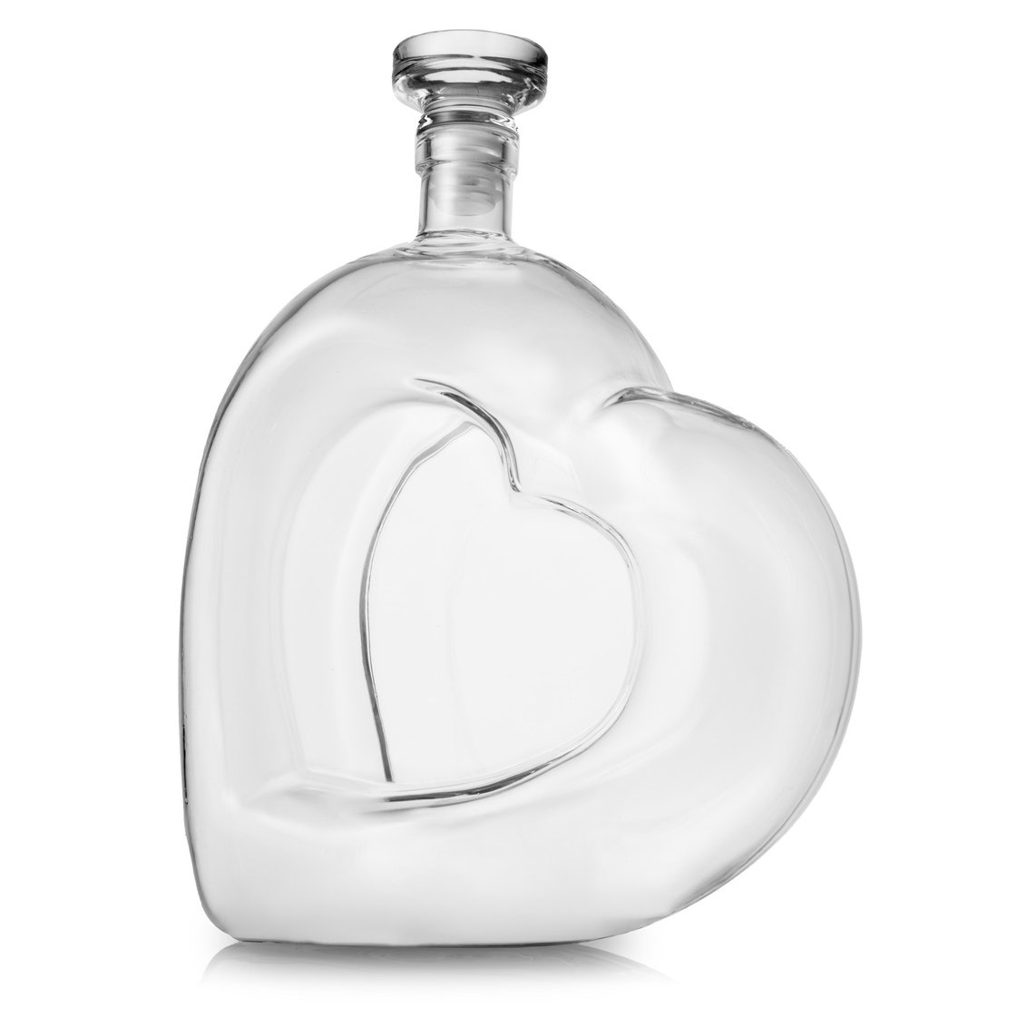Picture of Godinger 28560 44 oz Amore Sweetheart Glass Decanter&#44; Clear