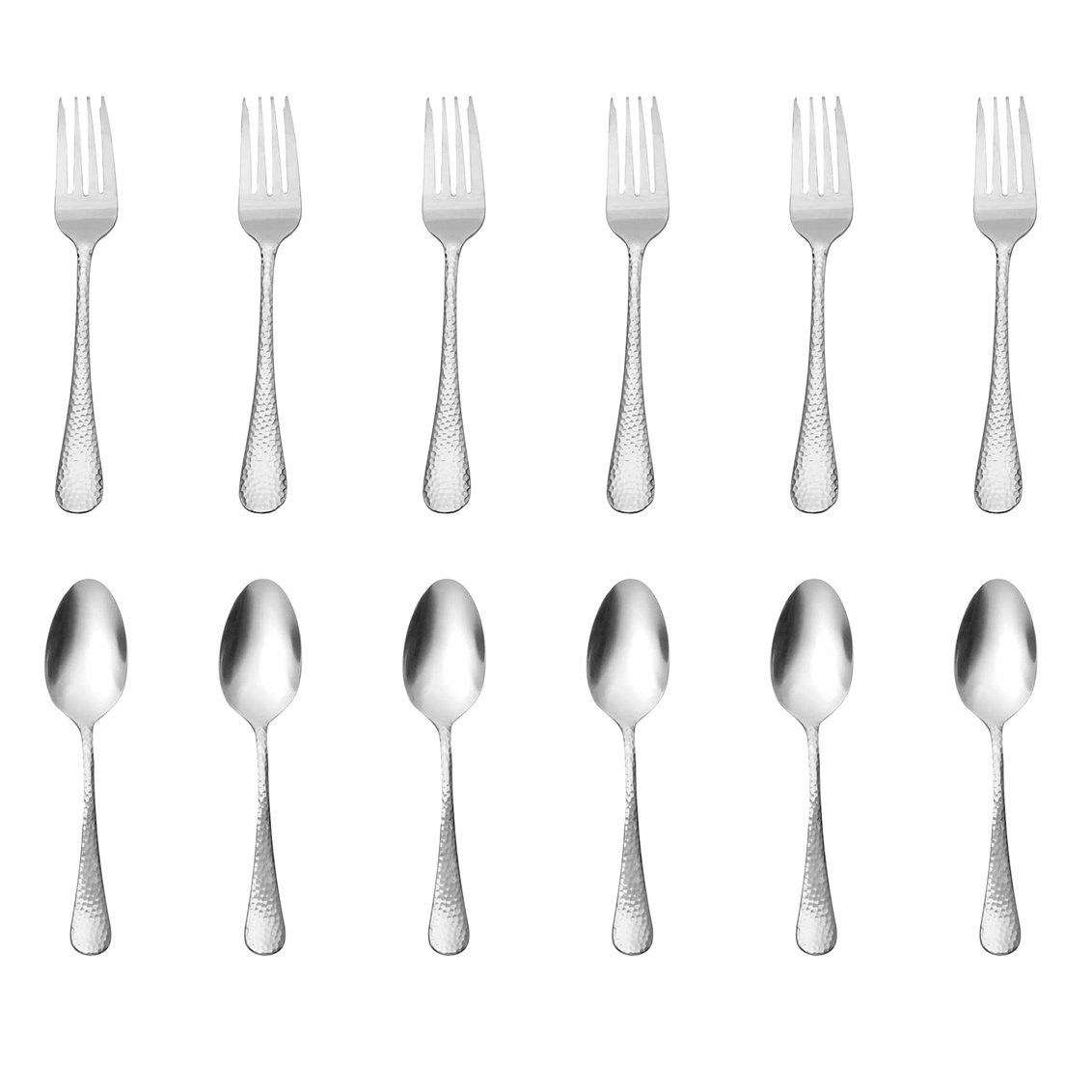 Picture of Godinger 44021 Salem Mirrored 18-10 Stainless Steel Flatware Set&#44; Silver - 12 Piece