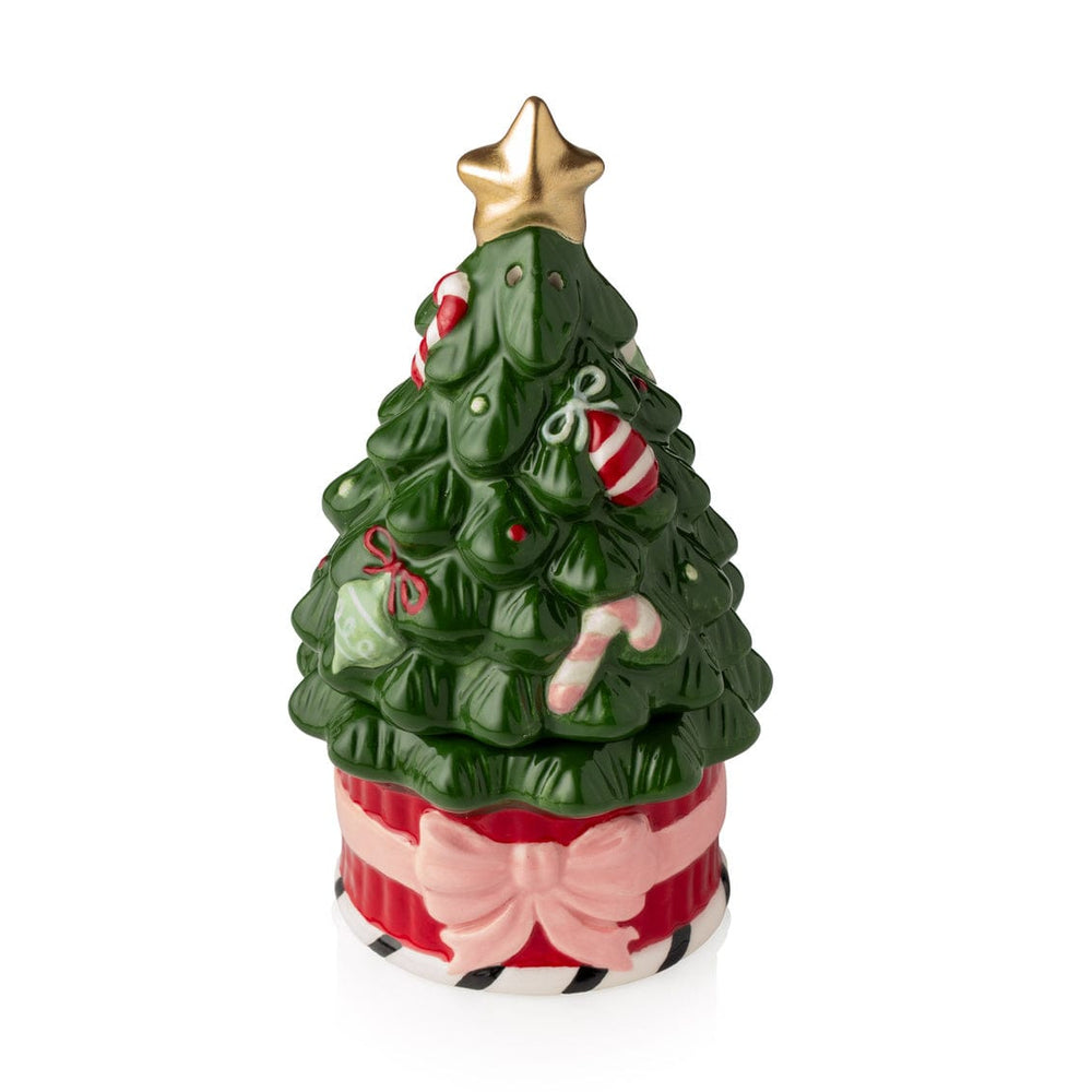 14726 Ceramic Tree Salt & Pepper Shaker Set