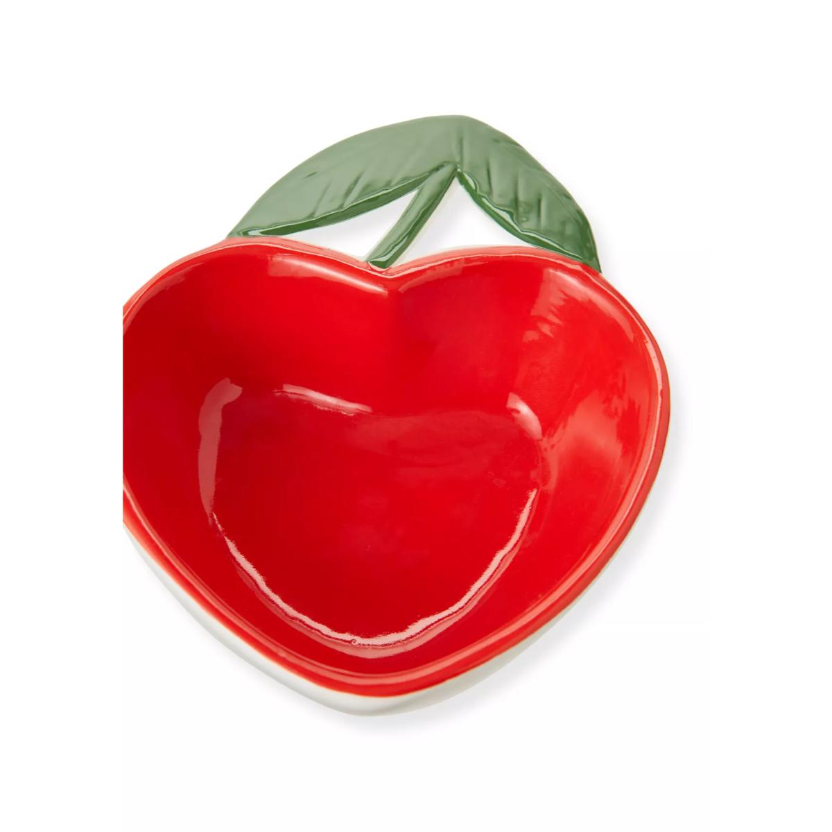 16975 Cherry Decorative Treat Bowl, Red - One Size