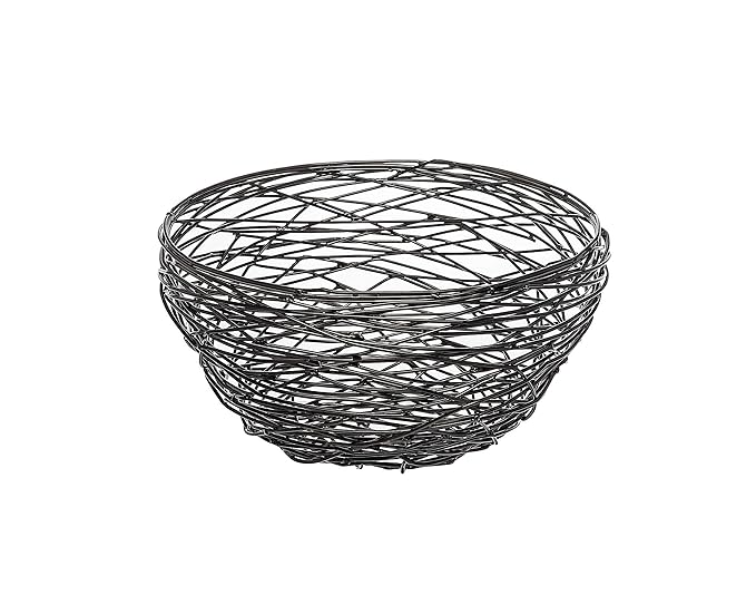 R11-11773 8 in. Black Nest Decorative Bowl