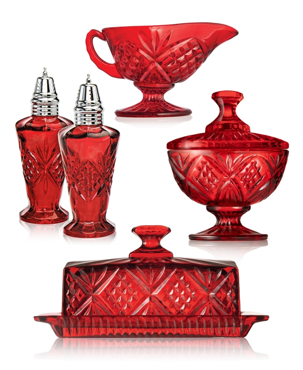 27426 Dublin Crystal Hostess, Red - Medium