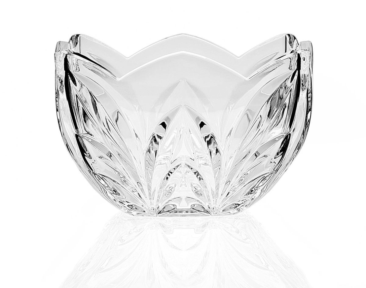 R4-43781 32 oz Shannon Tuliped Edge Candy Bowl, Clear