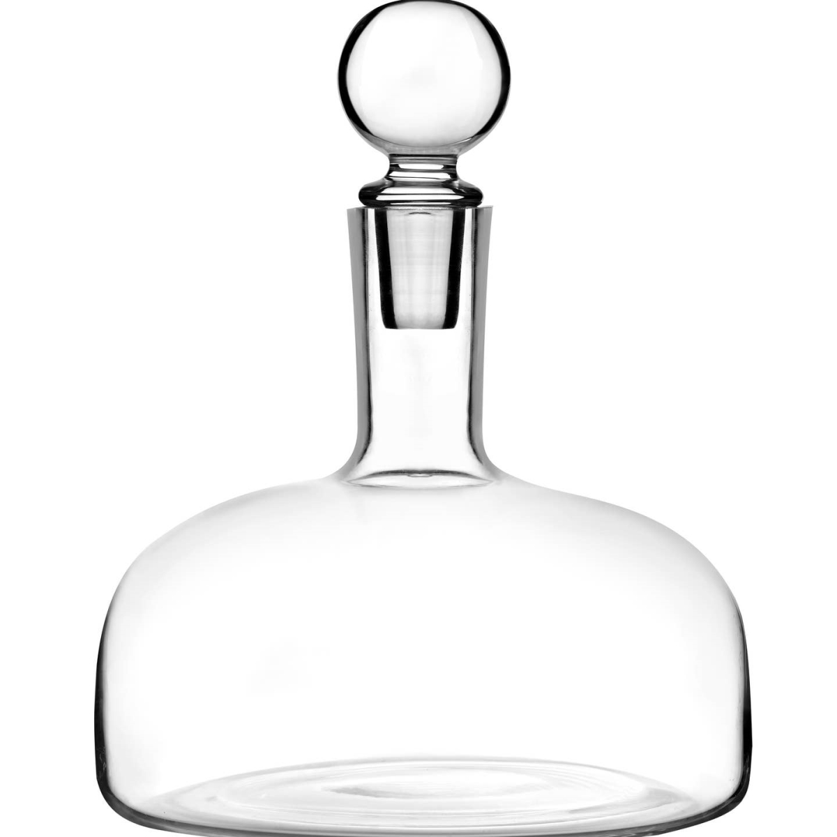 28147 98 oz Venezia Glass Decanter, Clear