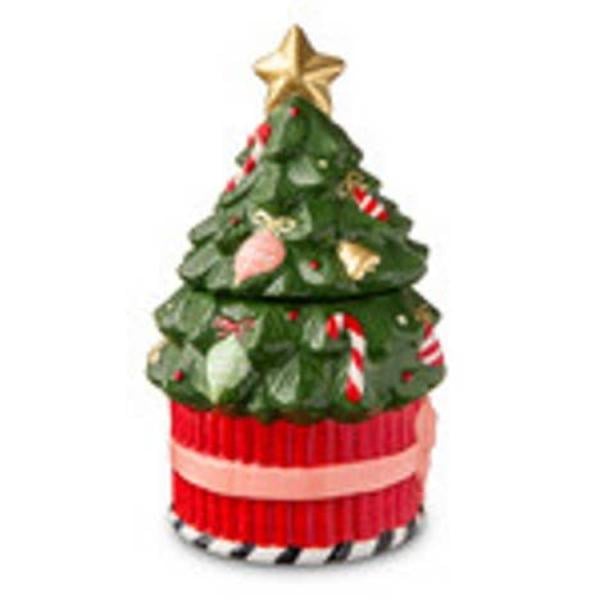 R7-14788 Wholesale Ceramic Tree Cookie Jar, Green