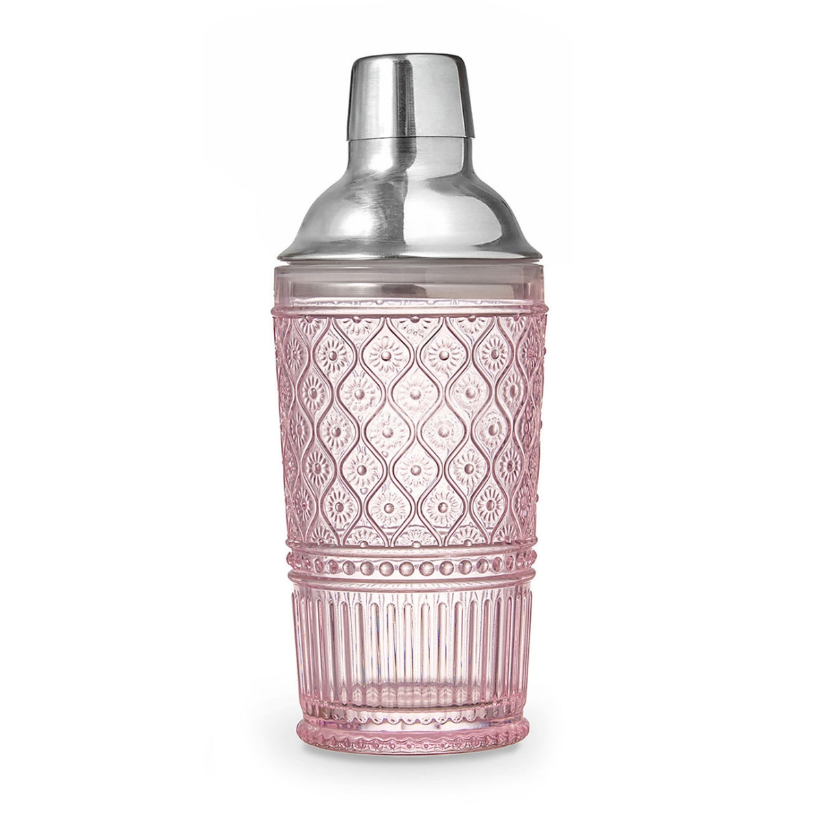 R8-28466 17 oz Claro Pink Cocktail Shaker