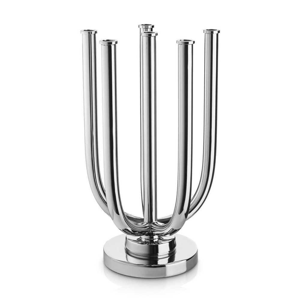 70845 Moses 6-Light Decorative Candelabra, Silver