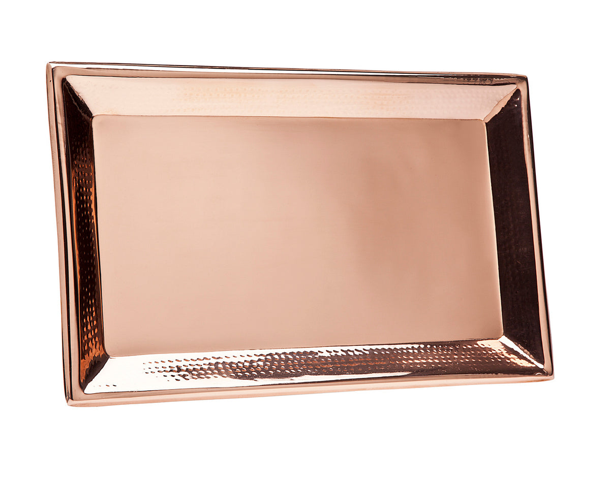 R11-9172 11 x 5 in. Hammered Rectangular Tray
