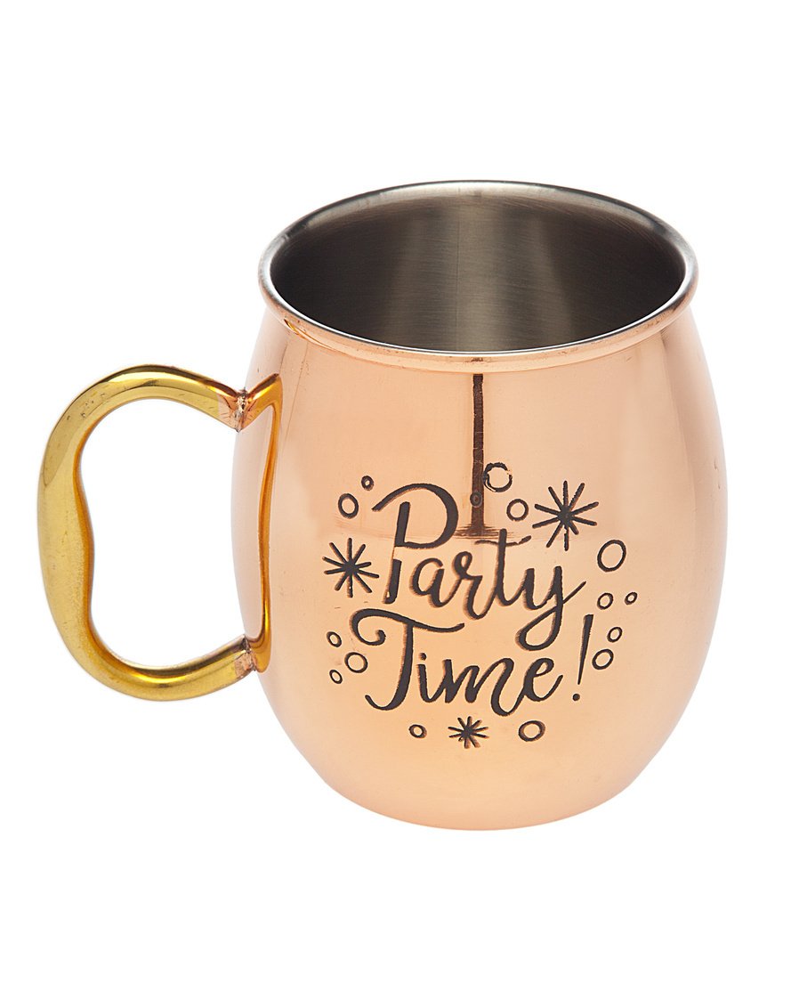Party Time Moscow Mule Mug, Copper