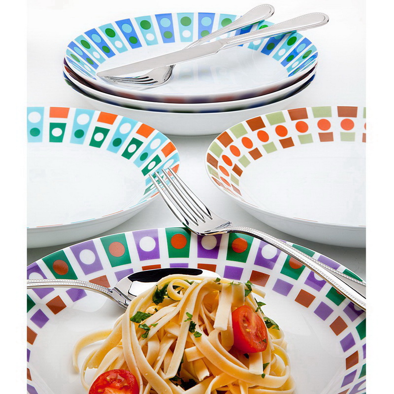 70156 9.25 in. Roulette 2 & 6 Assorted Bowl