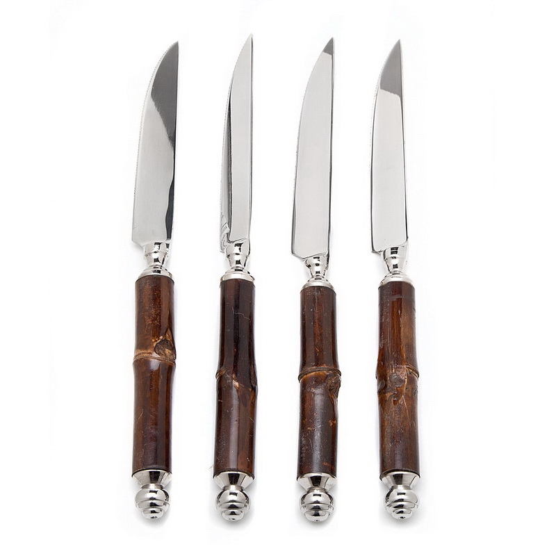 Bamboo Steak Knives - Set of 4