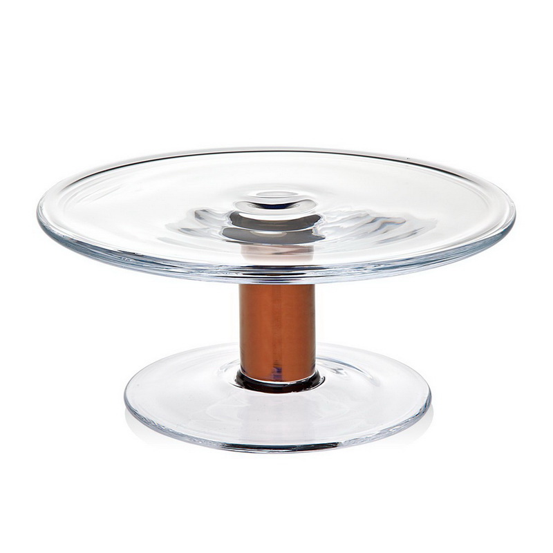 Picture of Godinger 99567 10 in. Mandril Copper Cake Stand