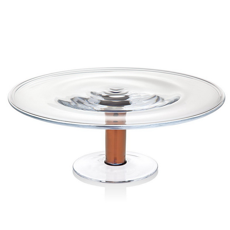 Picture of Godinger 99568 16 in. Mandril Copper Cake Stand
