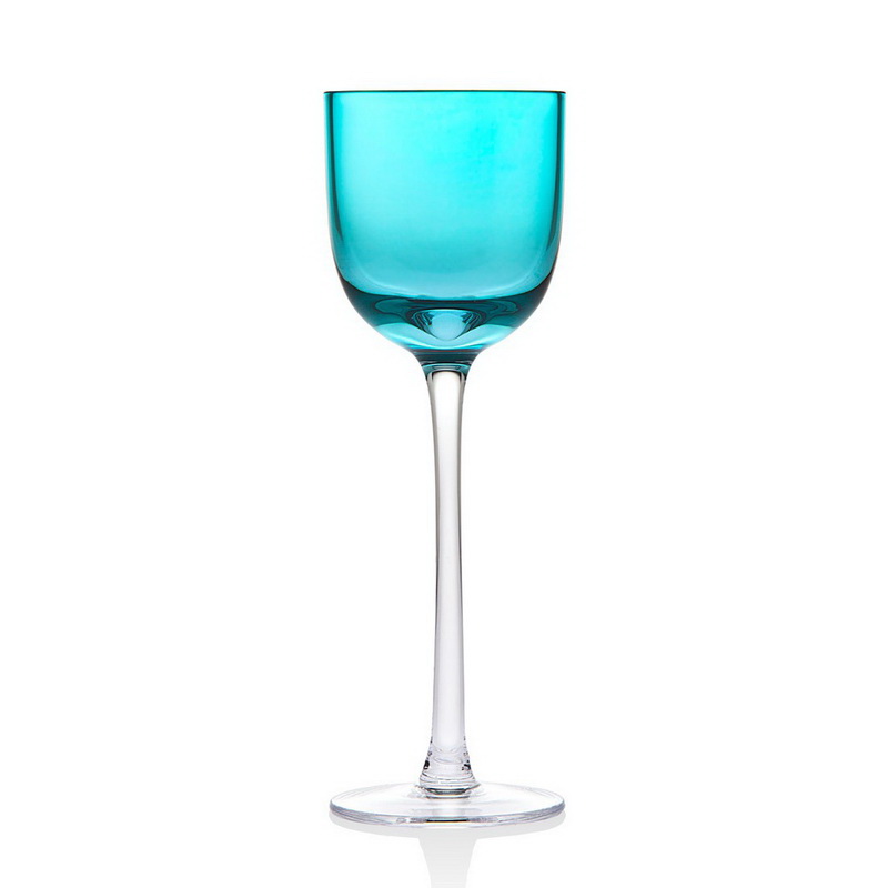 Picture of Godinger 99948 2 oz Rondo Sea Blue Liqueur Glass- Set of 4