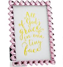21946 4 x 6 Pink Diamond Spike Picture Frame