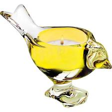 Bird Votive Holder - Yellow