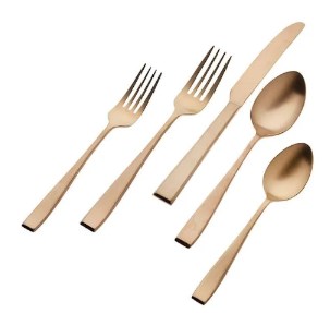 Picture of Godinger 40026 20 Piece Flagstaff 18-0 Stainless Steel Spoon - Copper Brush