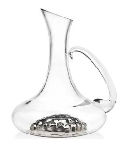 Picture of Godinger 48596 Vintage Crystal Carafe with Platinum Inlay - Clear