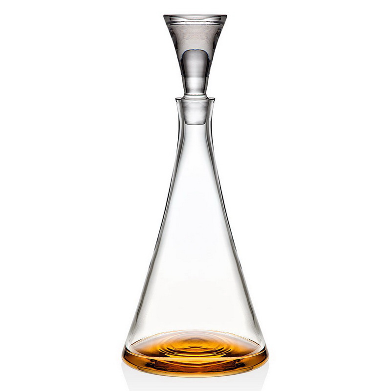 Picture of Godinger 99988 900 ml Finley Gold Decanter