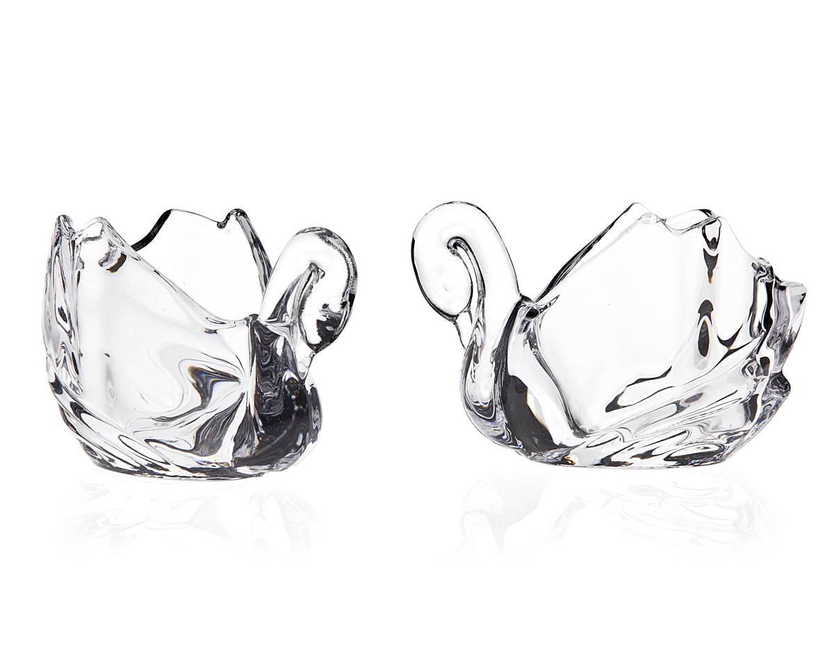 Swan Votive Holder Pairs