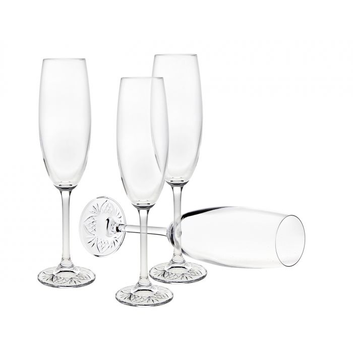 22504 2.75 x 2.75 x 9 in. 7 oz Taste Of Dublin Flutes - Set of 4