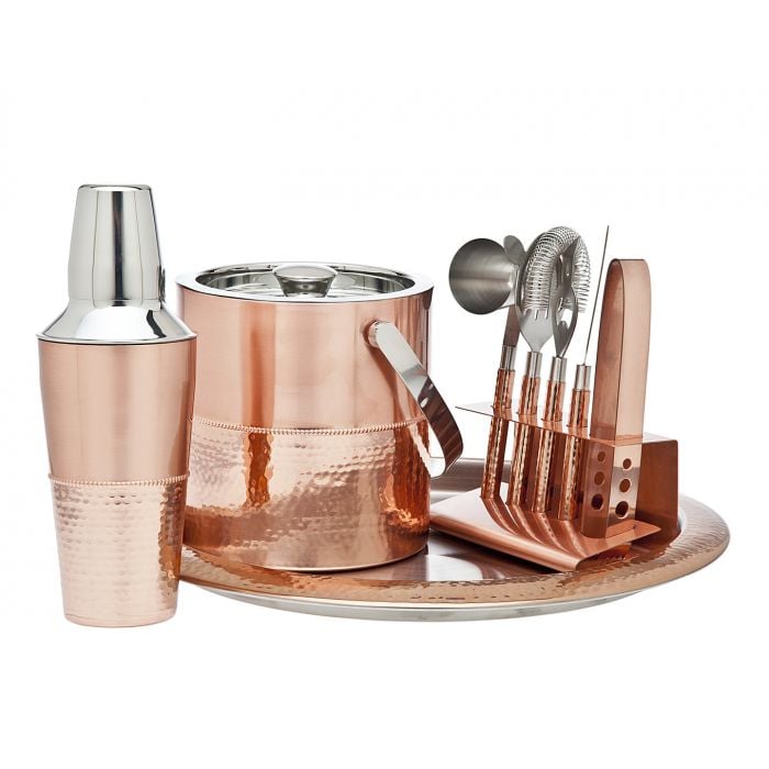 Picture of Godinger 92381 1 x 1 x 1 in. Copper Bar Serving Set - 9 Piece